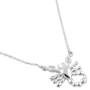 sterling silver scorpio necklace