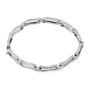 sterling silver stylish wave bracelet