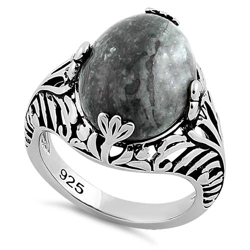 sterling silver timeless grey crazy lace agate gemstone ring sterling silver timeless grey crazy lace agate gemstone ring
