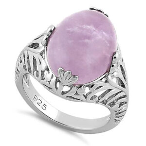 sterling silver timeless lavender quartz gemstone ring
