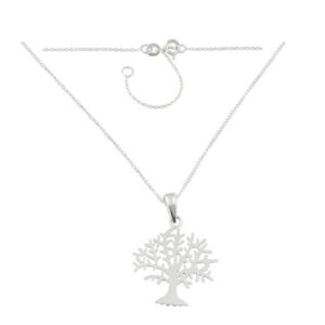 sterling silver tree of life 17" necklace