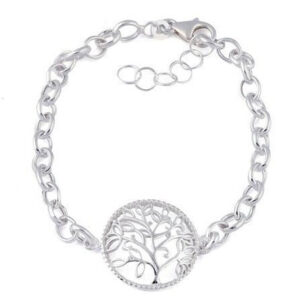 sterling silver tree of life bracelet