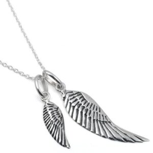 sterling silver wings 16" necklace